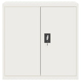 NNEVL File Cabinet White 90x40x90 cm Steel