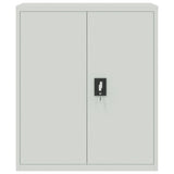 NNEVL File Cabinet Light Grey 90x40x105 cm Steel