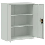 NNEVL File Cabinet Light Grey 90x40x105 cm Steel