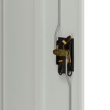 NNEVL File Cabinet Light Grey 90x40x105 cm Steel