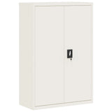 NNEVL File Cabinet White 90x40x140 cm Steel