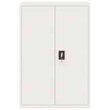 NNEVL File Cabinet White 90x40x140 cm Steel