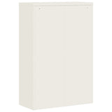 NNEVL File Cabinet White 90x40x140 cm Steel