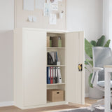 NNEVL File Cabinet White 90x40x140 cm Steel