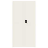 NNEVL File Cabinet White 90x40x180 cm Steel