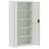 NNEVL File Cabinet Light Grey 90x40x180 cm Steel