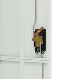 NNEVL File Cabinet Light Grey 90x40x180 cm Steel