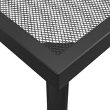 NNEVL 7 Piece Garden Dining Set Anthracite Steel