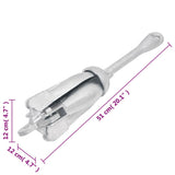 NNEVL Folding Anchor Silver 6 kg Malleable Iron