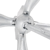 NNEVL Folding Anchor with Rope Silver 4 kg Malleable Iron