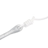 NNEVL Folding Anchor with Rope Silver 6 kg Malleable Iron