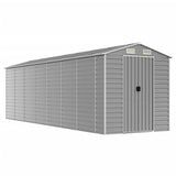 NNEVL Garden Shed Light Grey 191x640x198 cm Galvanised Steel