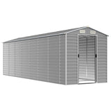 NNEVL Garden Shed Light Grey 191x640x198 cm Galvanised Steel