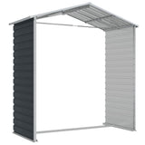 NNEVL Garden Shed Anthracite 191x130x198 cm Galvanised Steel