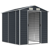 NNEVL Garden Shed Anthracite 191x215x198 cm Galvanised Steel