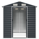 NNEVL Garden Shed Anthracite 191x215x198 cm Galvanised Steel
