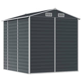 NNEVL Garden Shed Anthracite 191x215x198 cm Galvanised Steel
