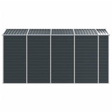 NNEVL Garden Shed Anthracite 191x385x198 cm Galvanised Steel