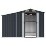 NNEVL Garden Shed Anthracite 277x279x179 cm Galvanised Steel