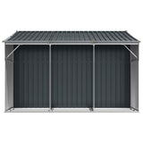 NNEVL Garden Shed Anthracite 277x279x179 cm Galvanised Steel