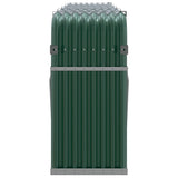 NNEVL Log Holder Green 300x45x100 cm Galvanised Steel