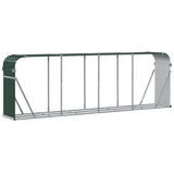 NNEVL Log Holder Green 300x45x100 cm Galvanised Steel