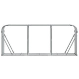 NNEVL Log Holder Light Grey 234x45x100 cm Galvanised Steel