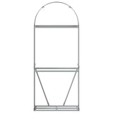 NNEVL Log Holder Anthracite 80x45x190 cm Galvanised Steel