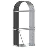 NNEVL Log Holder Anthracite 80x45x190 cm Galvanised Steel