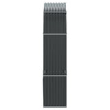 NNEVL Log Holder Anthracite 120x45x210 cm Galvanised Steel
