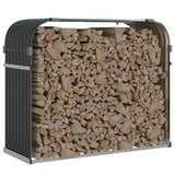 NNEVL Log Holder Anthracite 120x45x100 cm Galvanised Steel