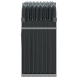 NNEVL Log Holder Anthracite 120x45x100 cm Galvanised Steel