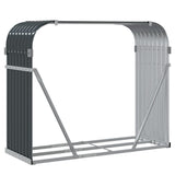 NNEVL Log Holder Anthracite 120x45x100 cm Galvanised Steel