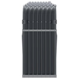 NNEVL Log Holder Anthracite 234x45x100 cm Galvanised Steel