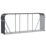 NNEVL Log Holder Anthracite 234x45x100 cm Galvanised Steel