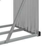 NNEVL Log Holder Anthracite 234x45x100 cm Galvanised Steel