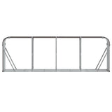 NNEVL Log Holder Brown 300x45x100 cm Galvanised Steel
