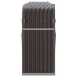 NNEVL Log Holder Brown 300x45x100 cm Galvanised Steel