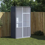 NNEVL Bird Cage Anthracite 115x78x200 cm Galvanised Steel