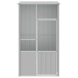 NNEVL Bird Cage Grey 115x78x200 cm Galvanised Steel