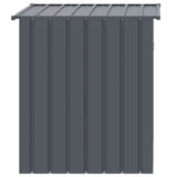 NNEVL Dog House with Roof Anthracite 110x103x109 cm Galvanised Steel