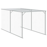 NNEVL Chicken Cage with Run Anthracite 117x405x123 cm Galvanised Steel