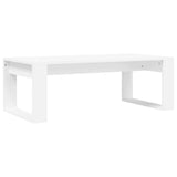 NNEVL Coffee Table White 102x50x35 cm Engineered Wood