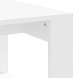 NNEVL Coffee Table White 102x50x35 cm Engineered Wood