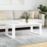 NNEVL Coffee Table White 102x50x35 cm Engineered Wood