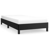 NNEVL Bed Frame Black 106x203 cm King Single Size Faux Leather