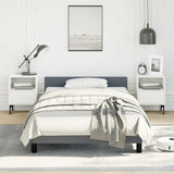 NNEVL Bed Frame without Mattress Dark Grey King Single Size Velvet