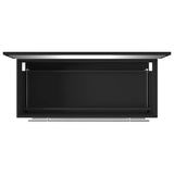 NNEVL Bathroom Cabinet with Mirror Black Engineered Wood