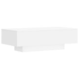 NNEVL Coffee Table White 100x49.5x31 cm Engineered Wood