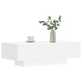 NNEVL Coffee Table White 100x49.5x31 cm Engineered Wood